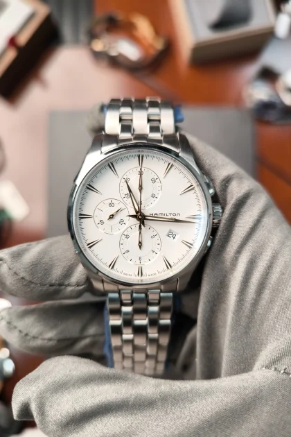 ساعت همیلتون (Hamilton Jazzmaster Auto Chrono) - مدل H32586111